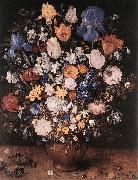 BRUEGHEL, Jan the Elder Bouquet in a Clay Vase f oil painting picture wholesale